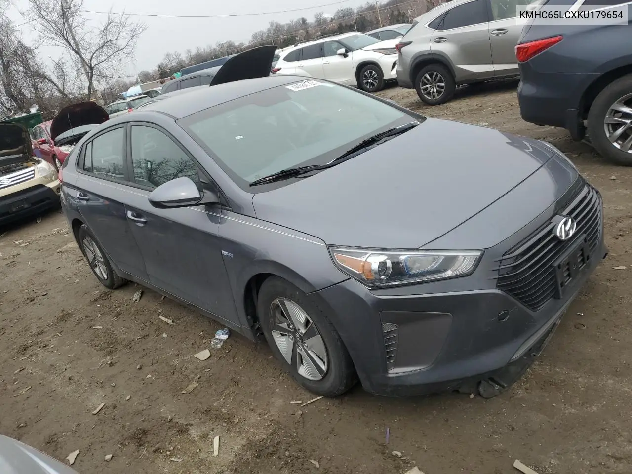 2019 Hyundai Ioniq Blue VIN: KMHC65LCXKU179654 Lot: 44884735