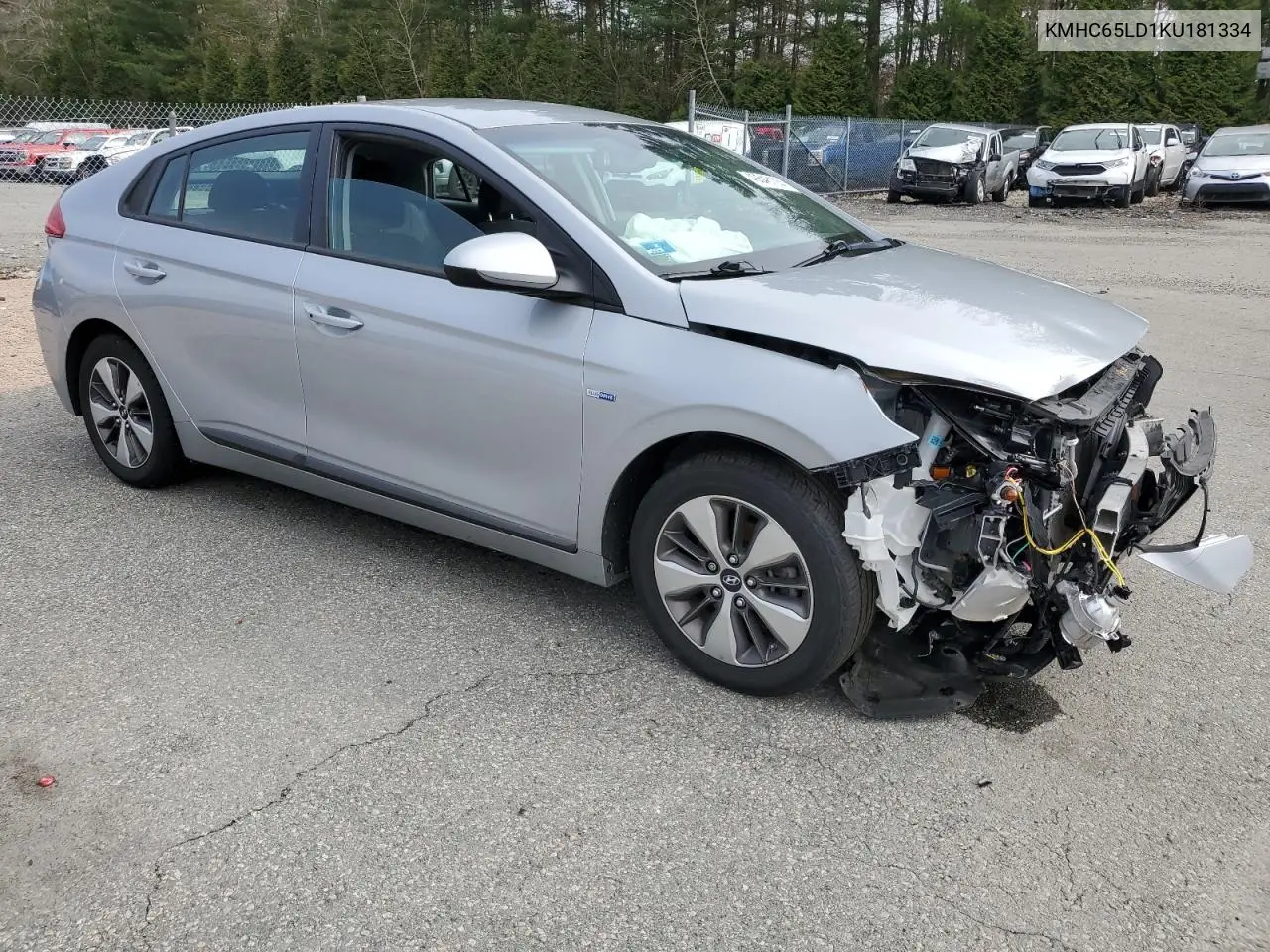 2019 Hyundai Ioniq VIN: KMHC65LD1KU181334 Lot: 49546105