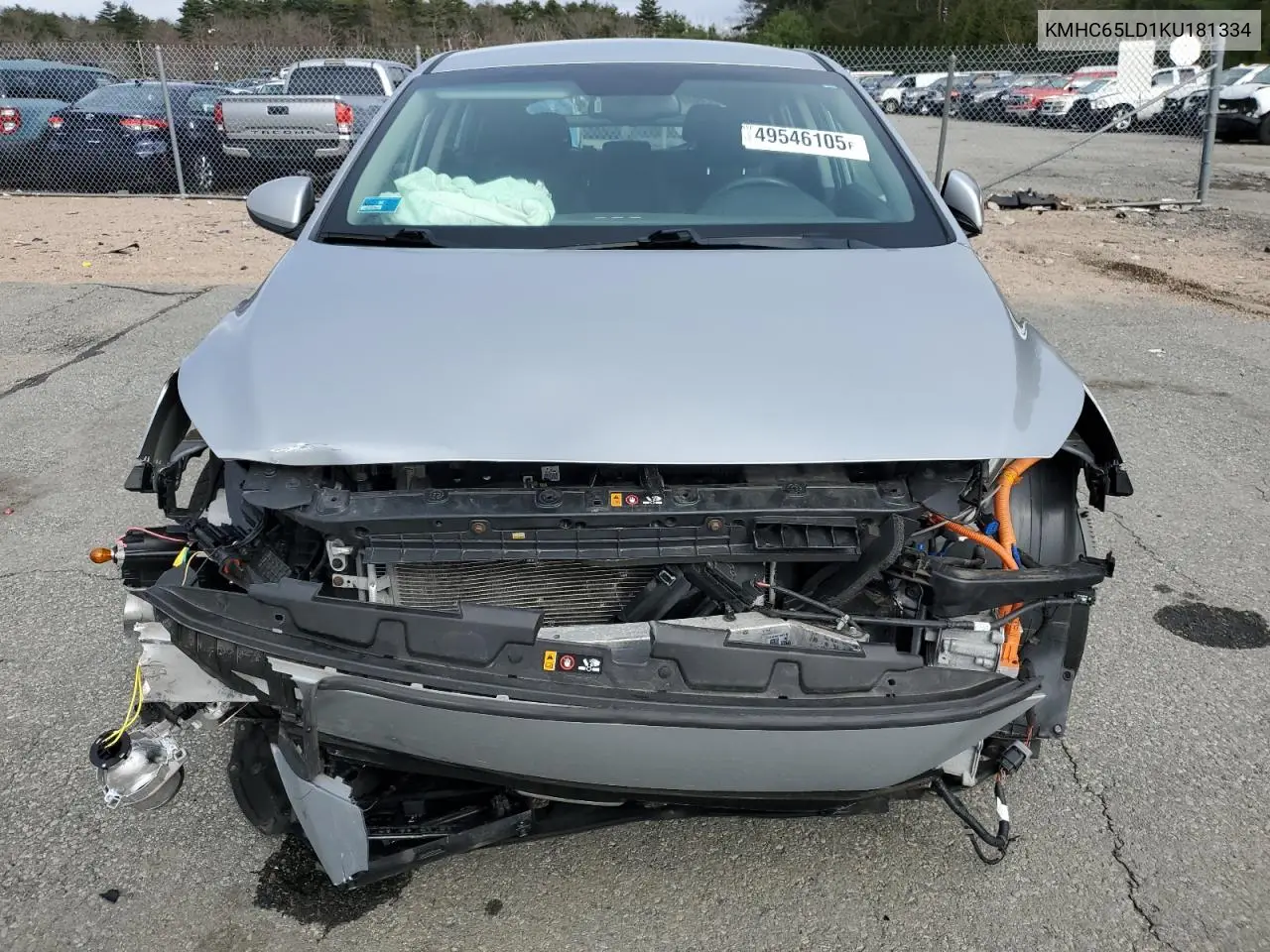 2019 Hyundai Ioniq VIN: KMHC65LD1KU181334 Lot: 49546105
