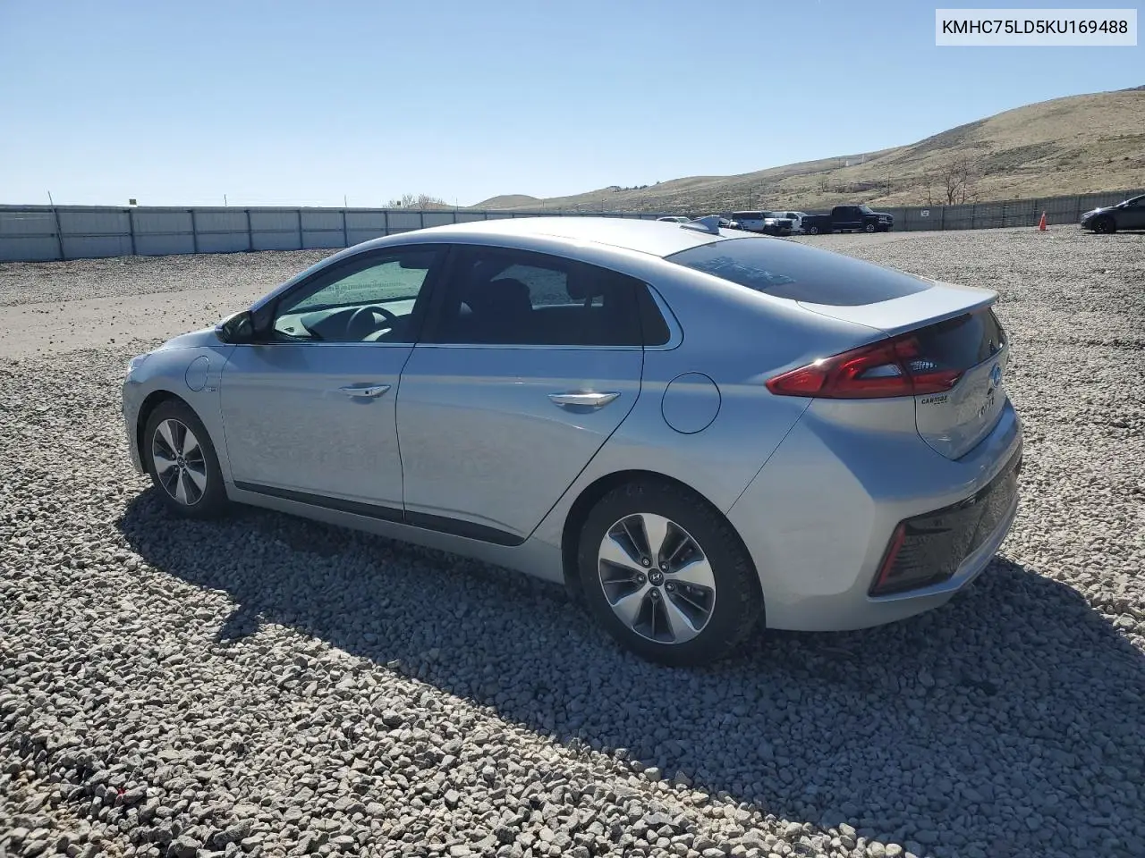 2019 Hyundai Ioniq Limited VIN: KMHC75LD5KU169488 Lot: 53735785
