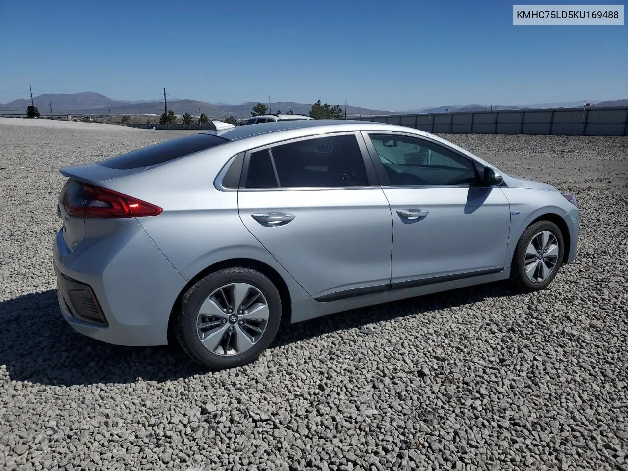 2019 Hyundai Ioniq Limited VIN: KMHC75LD5KU169488 Lot: 53735785