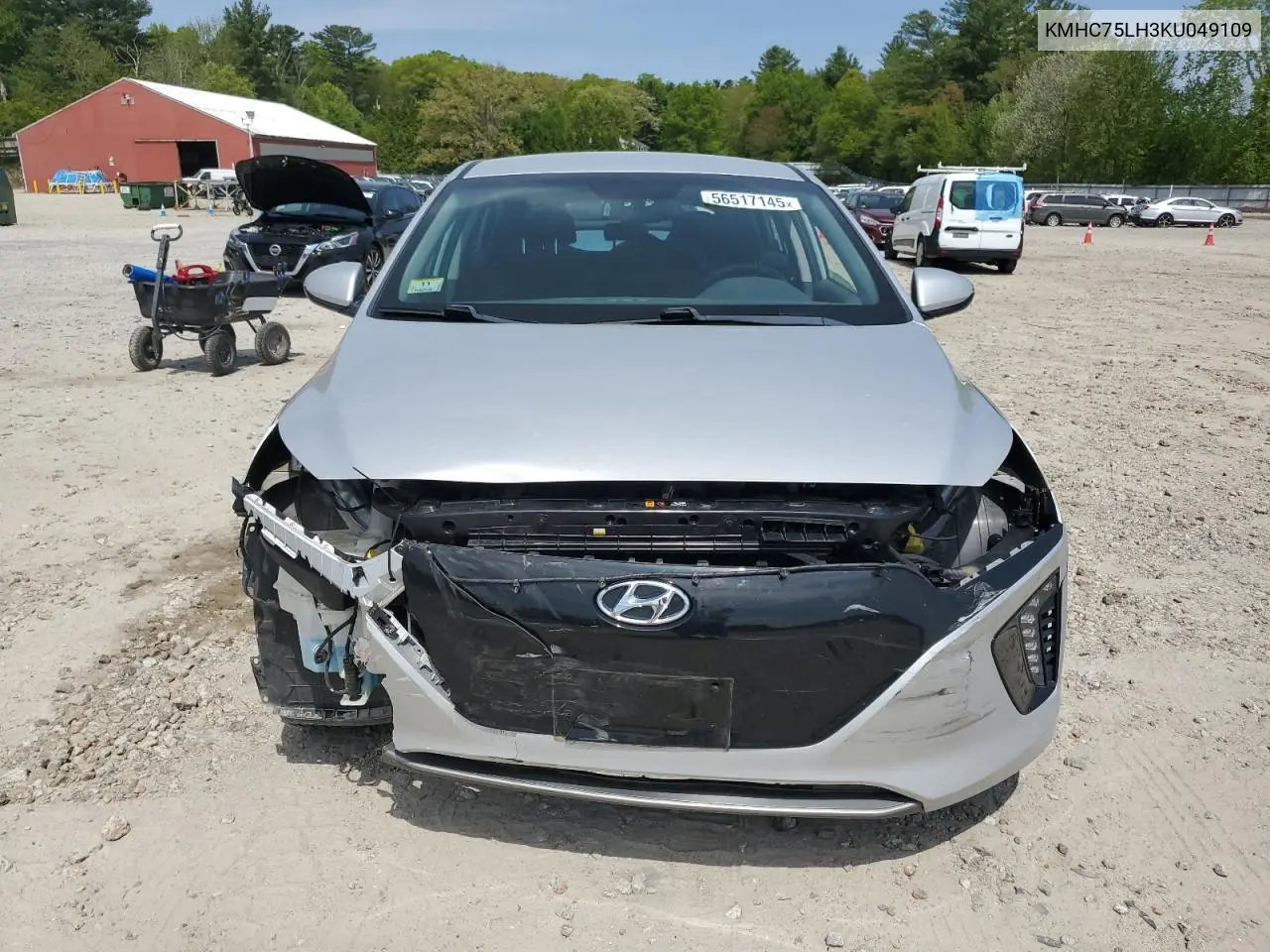 2019 Hyundai Ioniq VIN: KMHC75LH3KU049109 Lot: 56517145