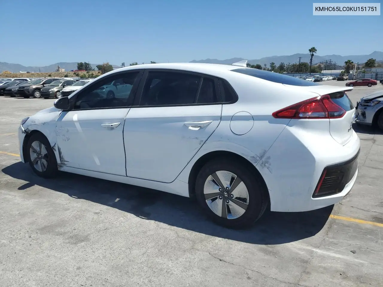 2019 Hyundai Ioniq Blue VIN: KMHC65LC0KU151751 Lot: 56518925