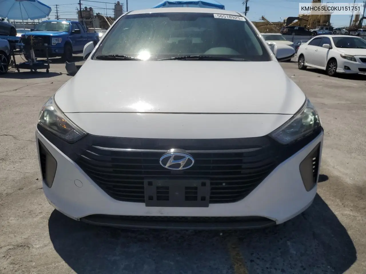 2019 Hyundai Ioniq Blue VIN: KMHC65LC0KU151751 Lot: 56518925