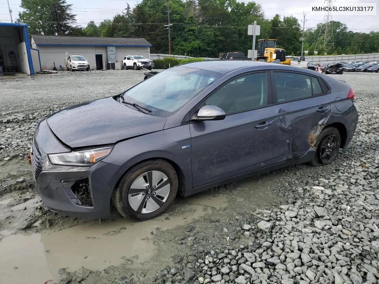 2019 Hyundai Ioniq Blue VIN: KMHC65LC3KU133177 Lot: 57090375