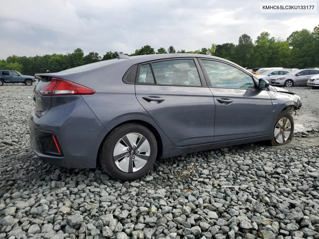 2019 Hyundai Ioniq Blue VIN: KMHC65LC3KU133177 Lot: 57090375