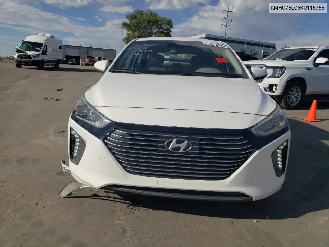2019 Hyundai Ioniq Sel VIN: KMHC75LC5KU116765 Lot: 61848965