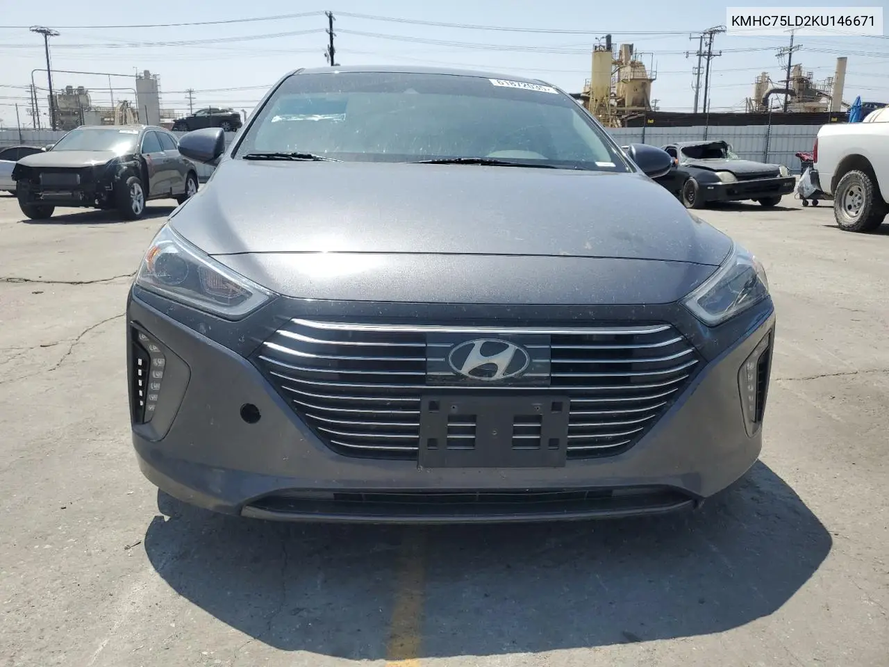 2019 Hyundai Ioniq Limited VIN: KMHC75LD2KU146671 Lot: 61872035