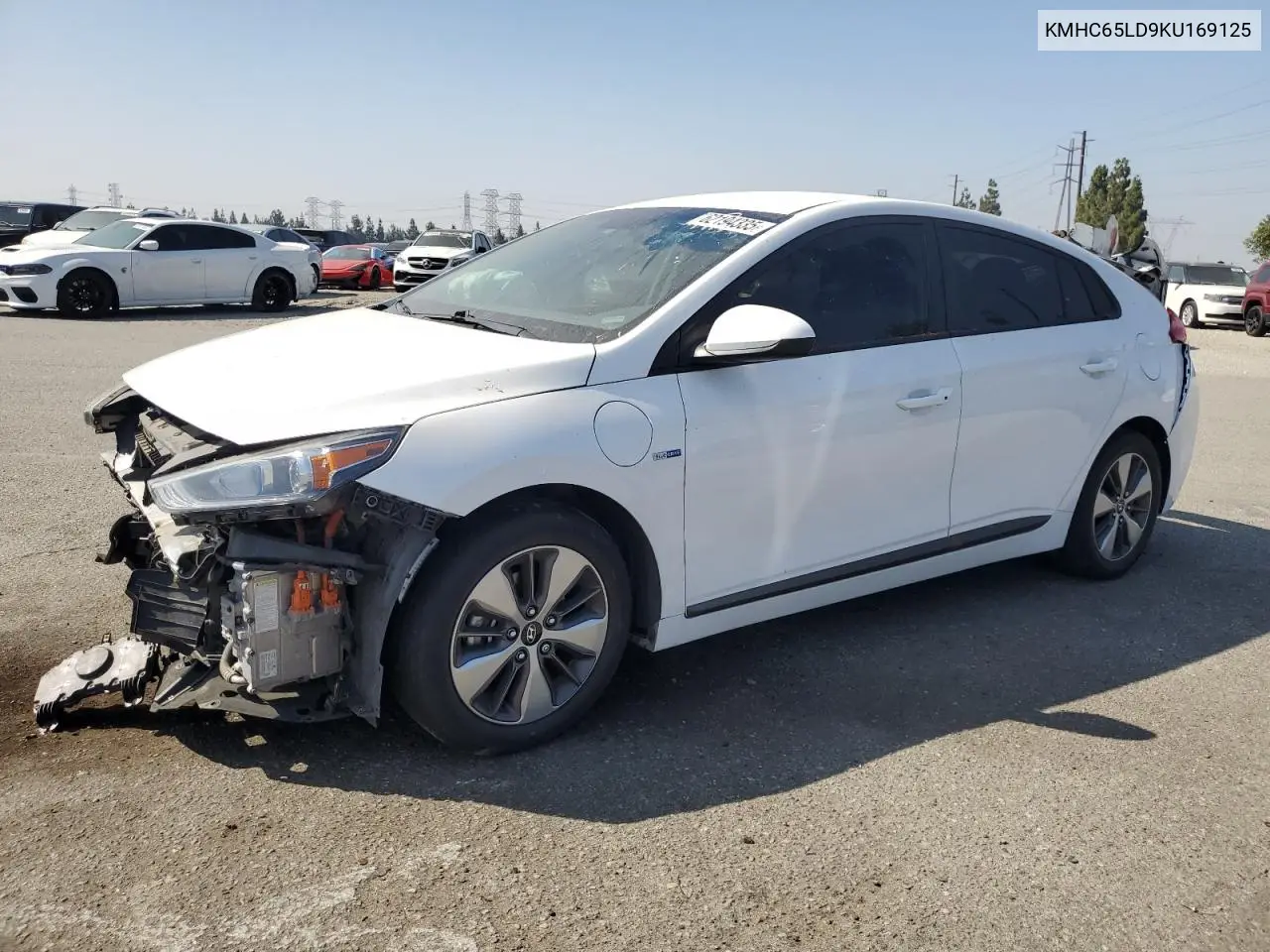 2019 Hyundai Ioniq VIN: KMHC65LD9KU169125 Lot: 62194335