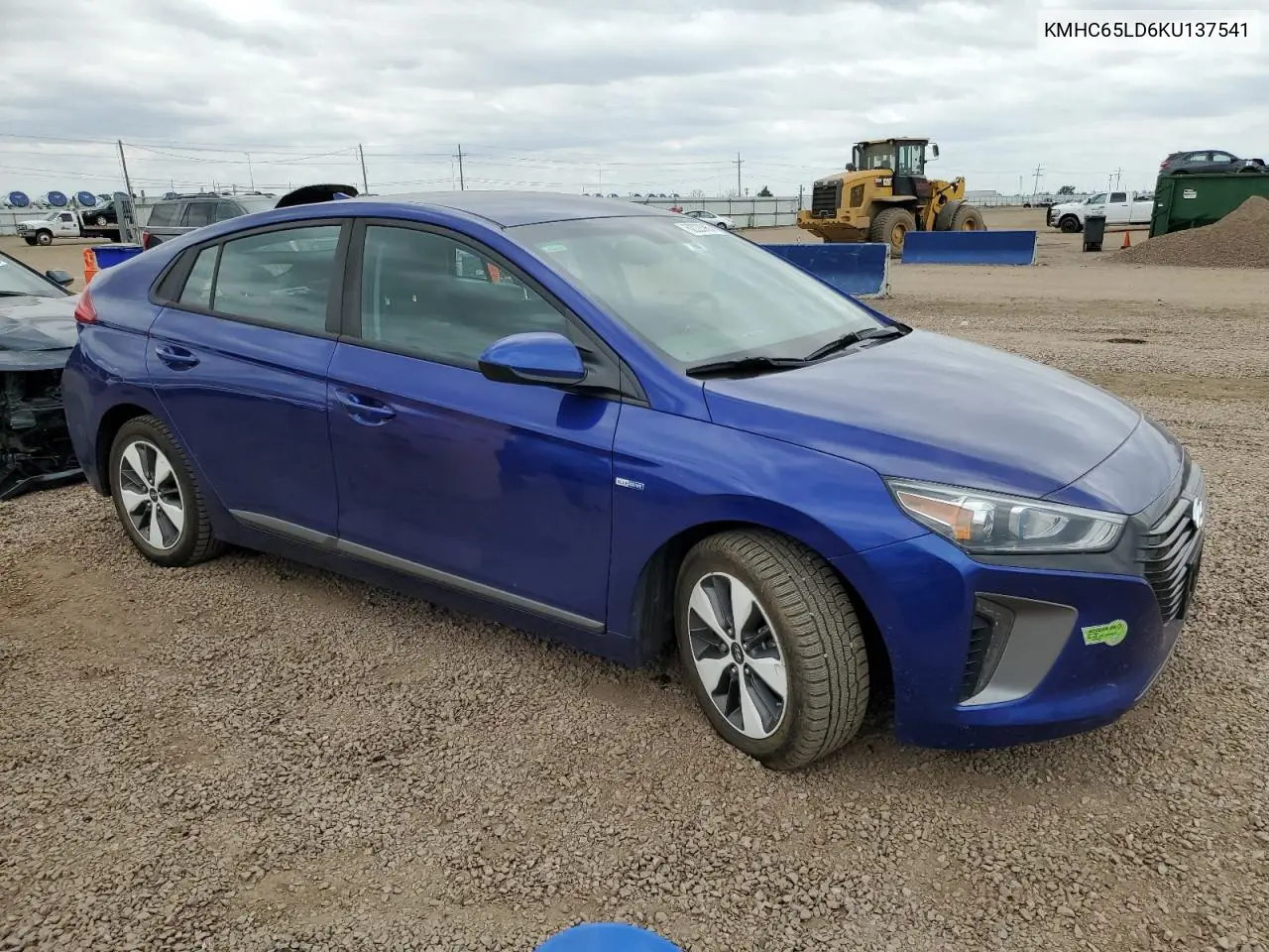 2019 Hyundai Ioniq VIN: KMHC65LD6KU137541 Lot: 62223965