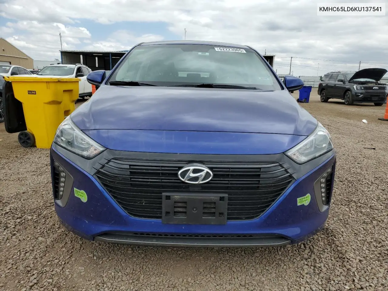 2019 Hyundai Ioniq VIN: KMHC65LD6KU137541 Lot: 62223965