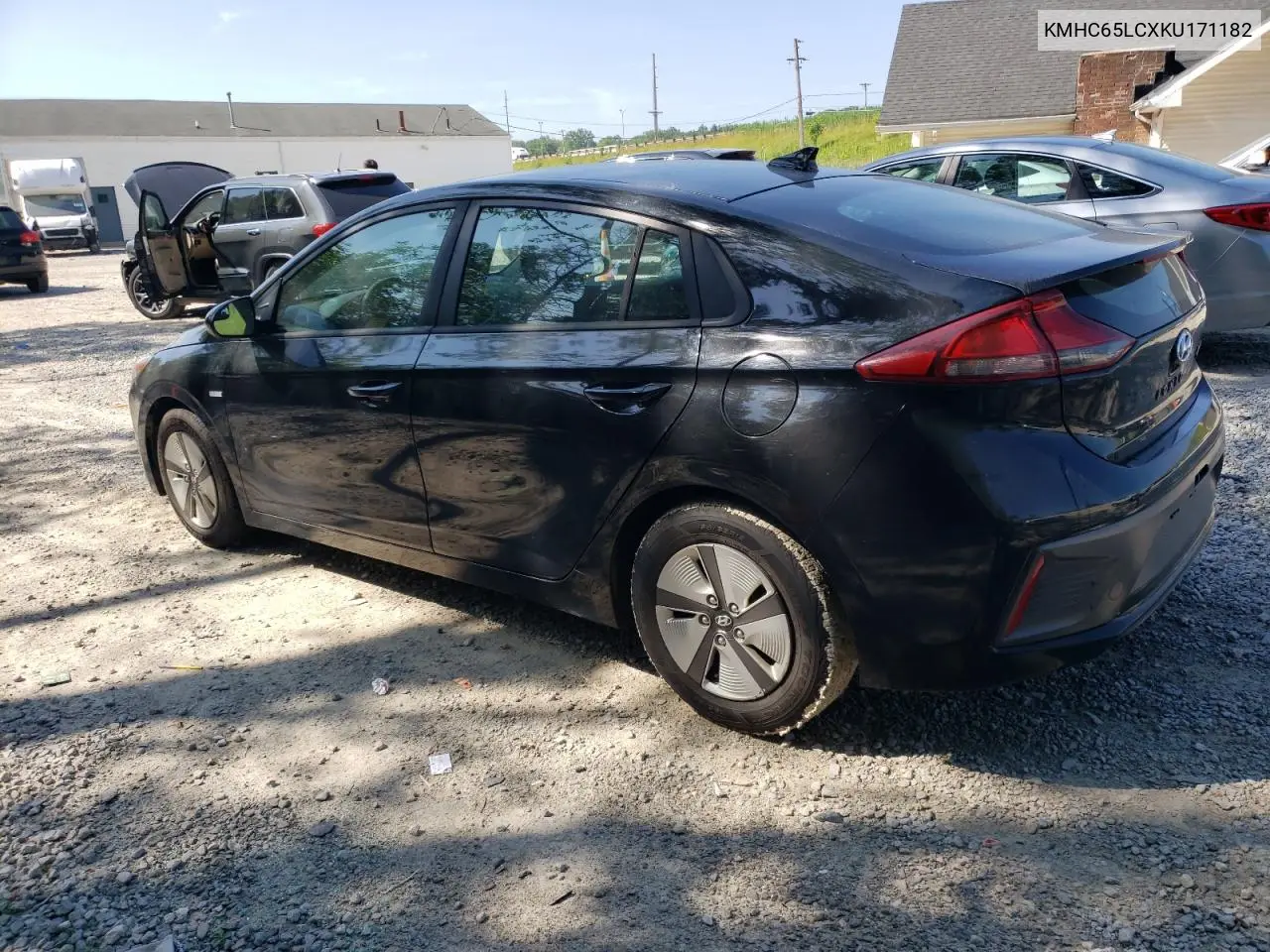 2019 Hyundai Ioniq Blue VIN: KMHC65LCXKU171182 Lot: 62520065
