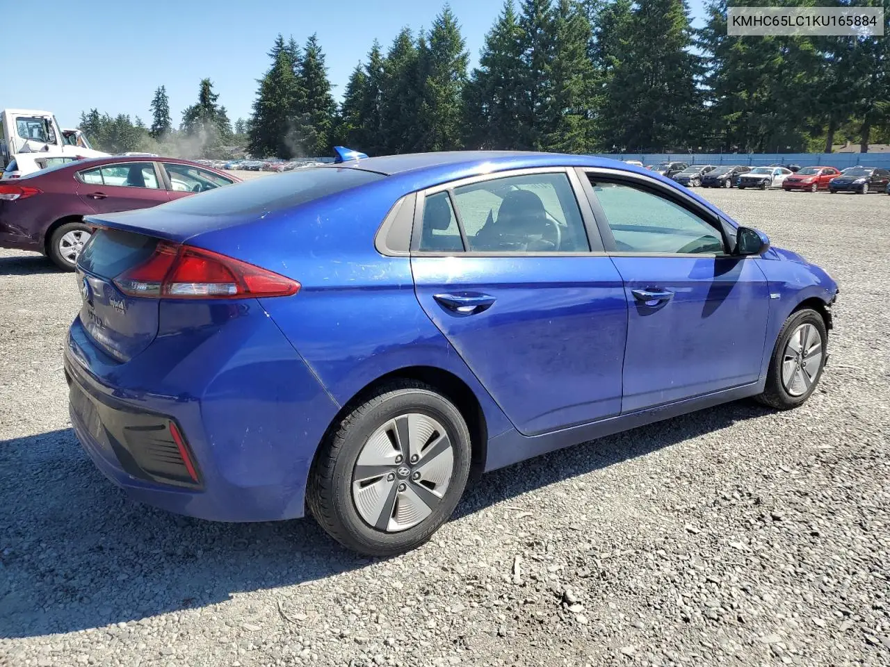 2019 Hyundai Ioniq Blue VIN: KMHC65LC1KU165884 Lot: 62747165