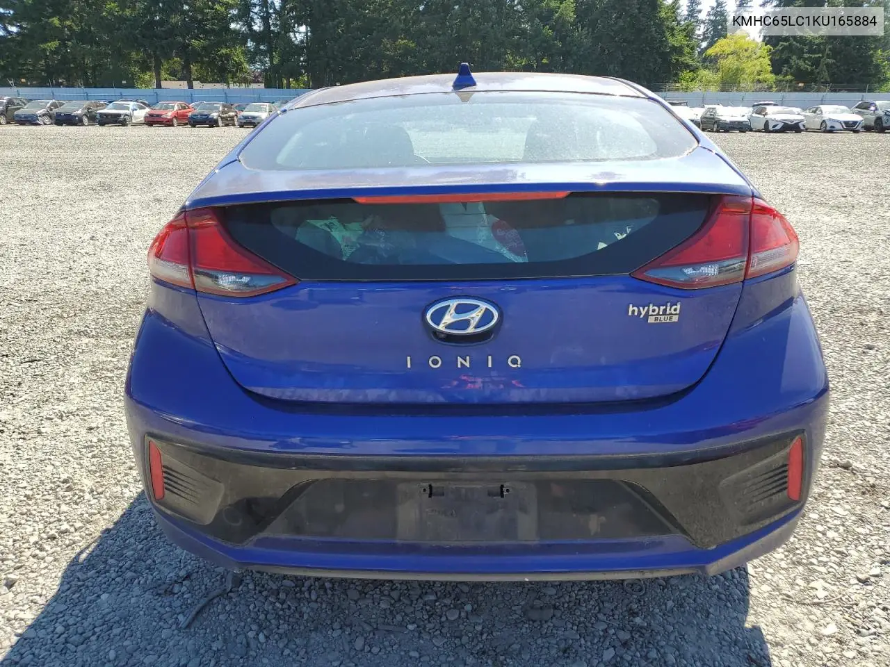 2019 Hyundai Ioniq Blue VIN: KMHC65LC1KU165884 Lot: 62747165