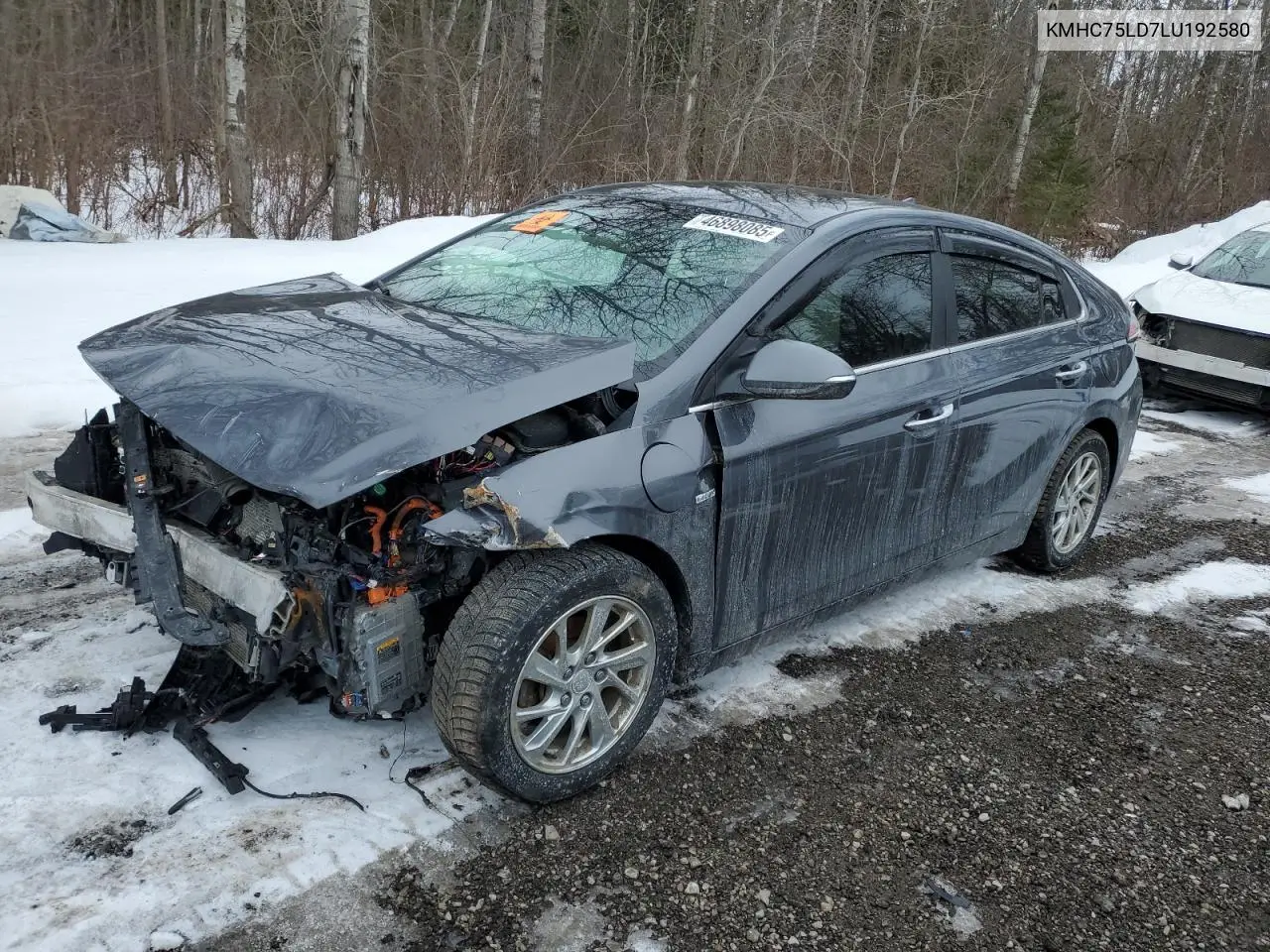 2020 Hyundai Ioniq Sel VIN: KMHC75LD7LU192580 Lot: 46898085