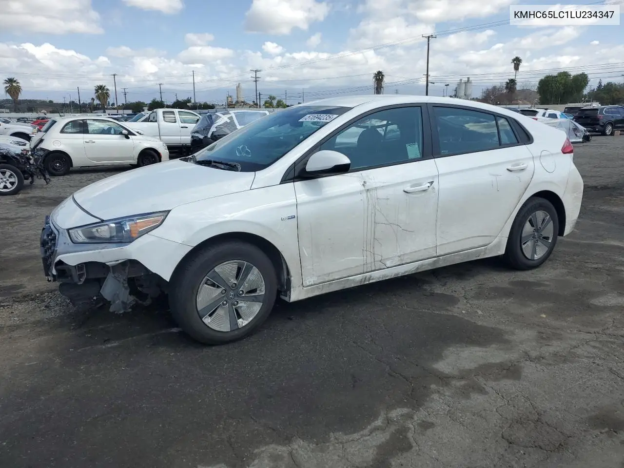 2020 Hyundai Ioniq Blue VIN: KMHC65LC1LU234347 Lot: 51694235
