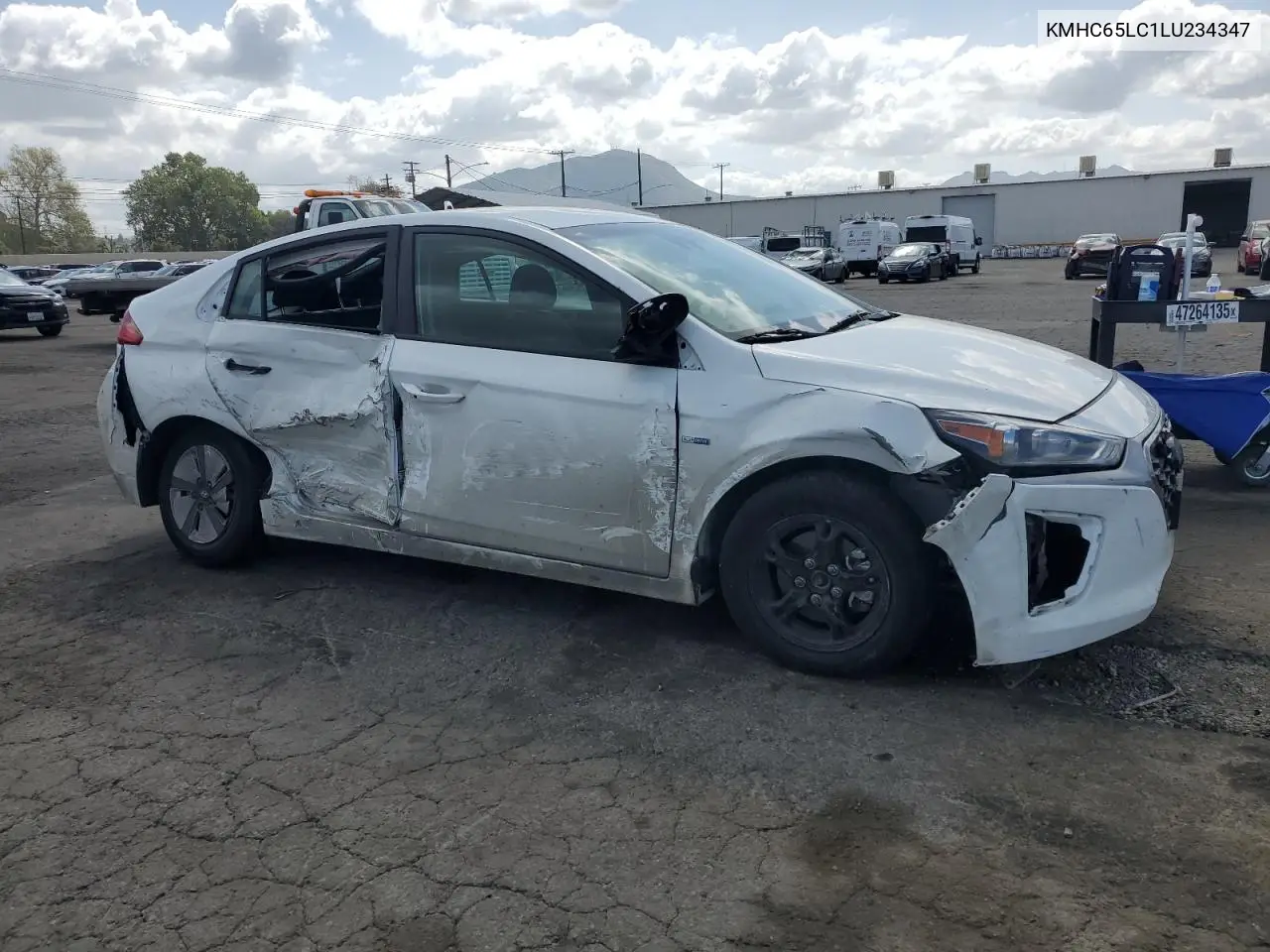 2020 Hyundai Ioniq Blue VIN: KMHC65LC1LU234347 Lot: 51694235