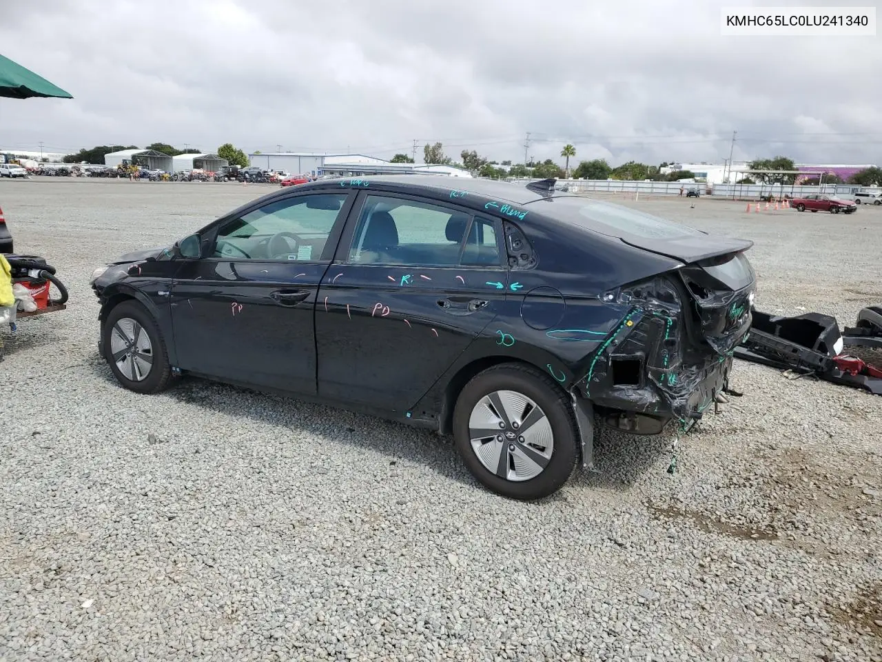 2020 Hyundai Ioniq Blue VIN: KMHC65LC0LU241340 Lot: 54361785