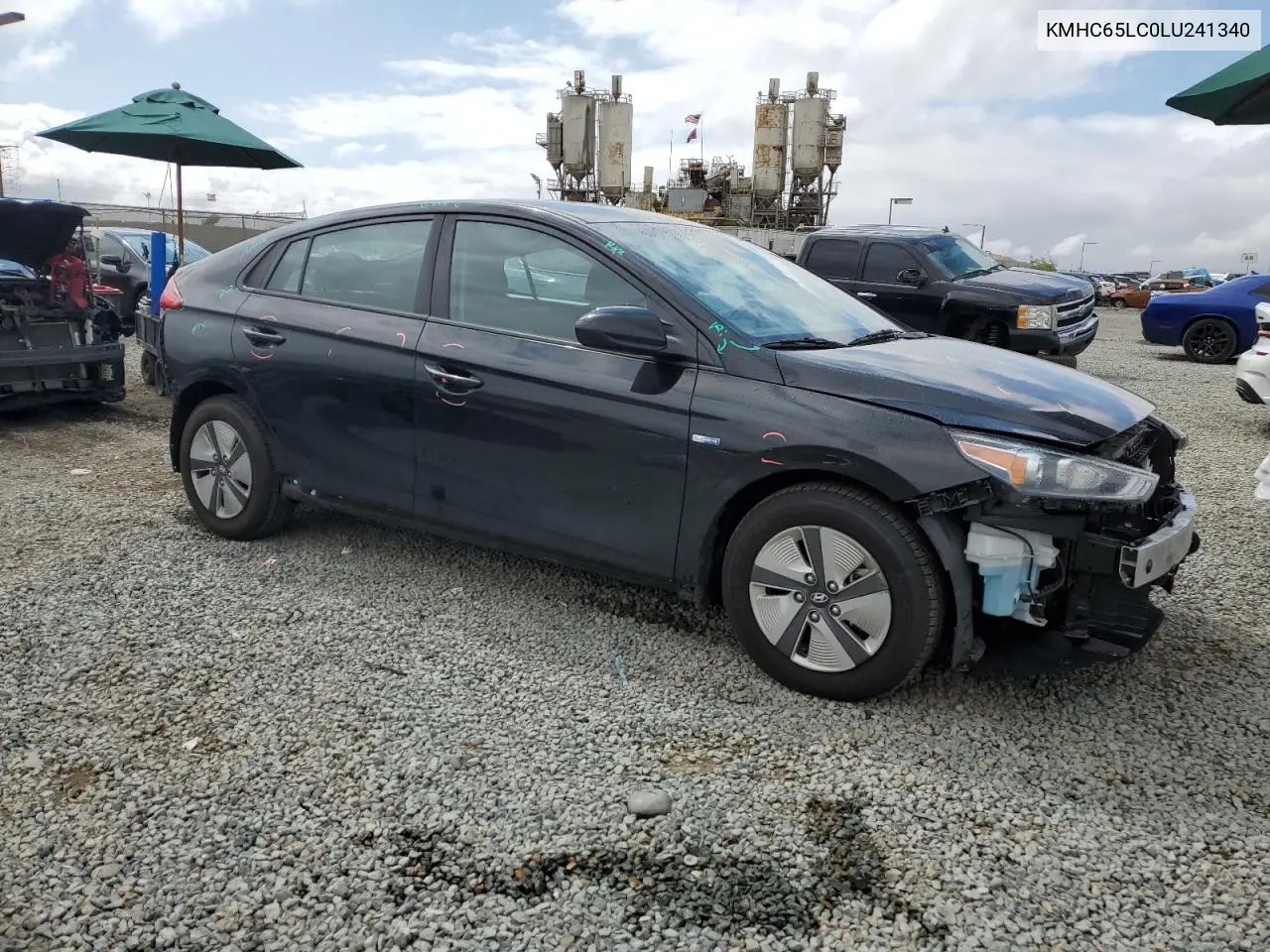 2020 Hyundai Ioniq Blue VIN: KMHC65LC0LU241340 Lot: 54361785