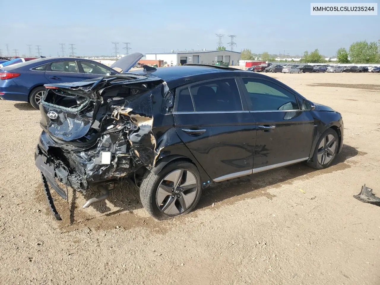 2020 Hyundai Ioniq Limited VIN: KMHC05LC5LU235244 Lot: 56031605