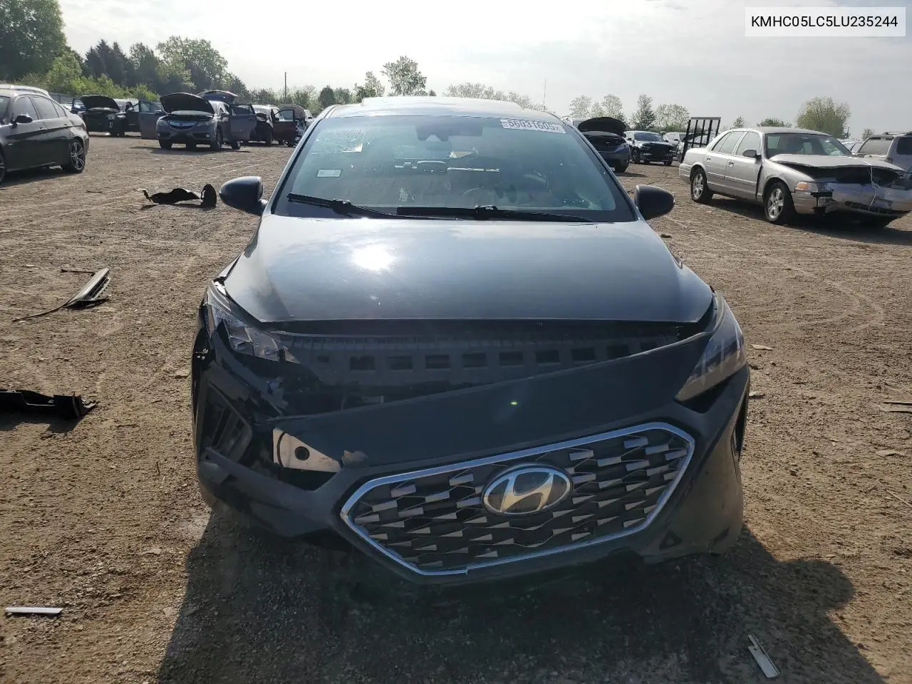 2020 Hyundai Ioniq Limited VIN: KMHC05LC5LU235244 Lot: 56031605