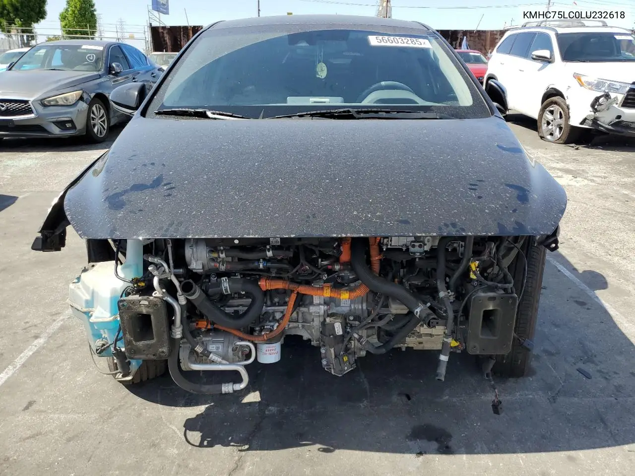 2020 Hyundai Ioniq Se VIN: KMHC75LC0LU232618 Lot: 56603285