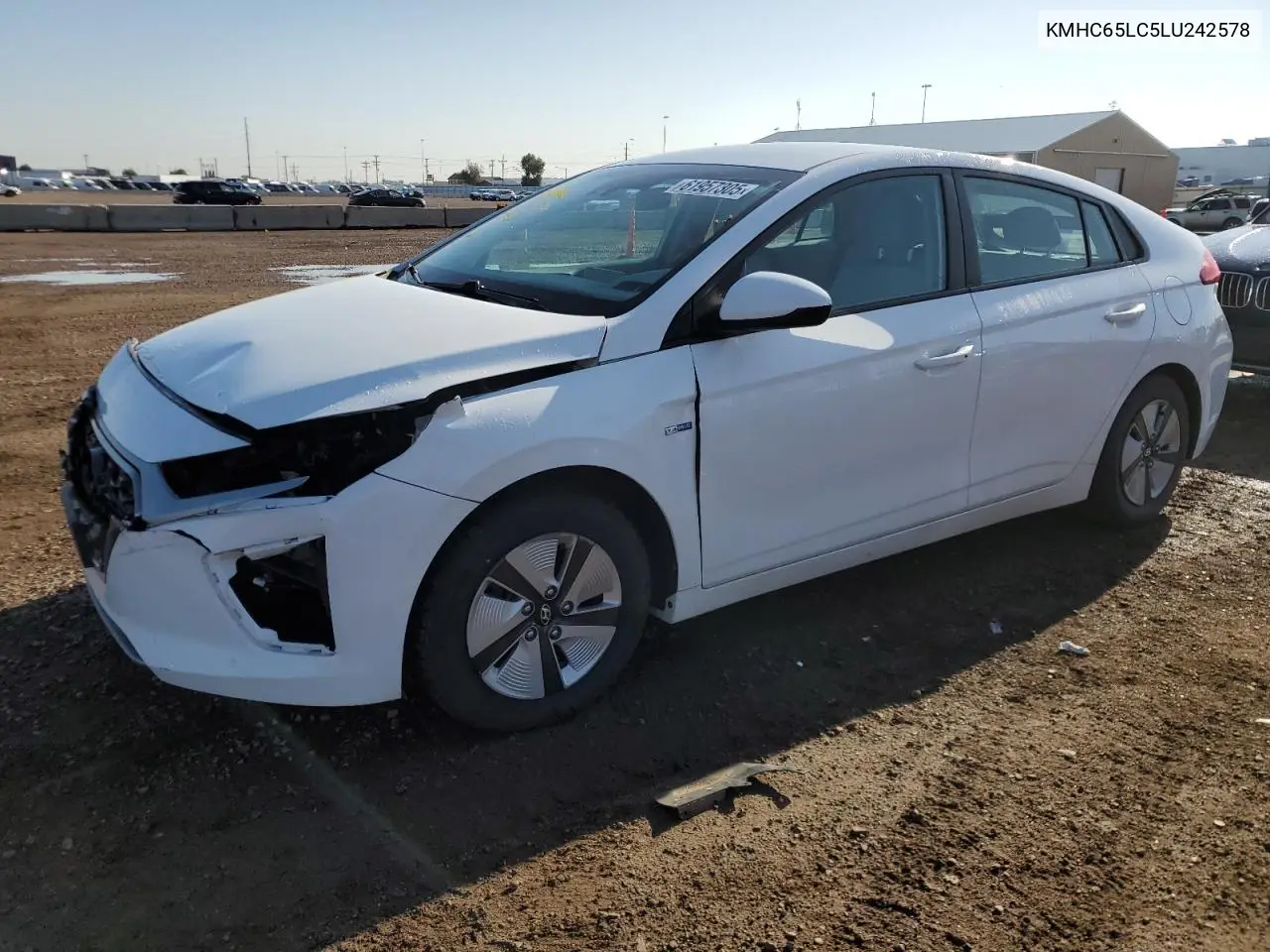2020 Hyundai Ioniq Blue VIN: KMHC65LC5LU242578 Lot: 61957305