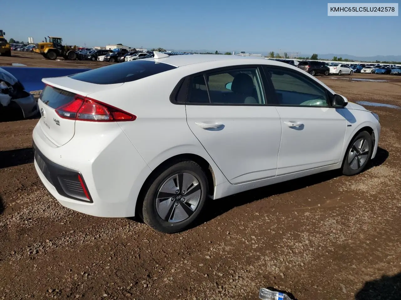 2020 Hyundai Ioniq Blue VIN: KMHC65LC5LU242578 Lot: 61957305