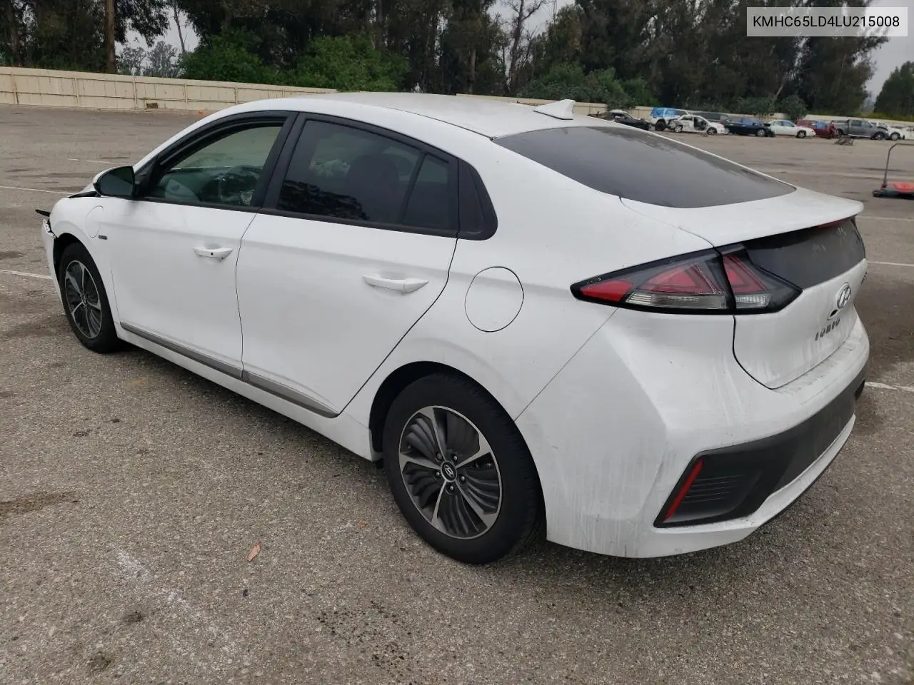 2020 Hyundai Ioniq Se VIN: KMHC65LD4LU215008 Lot: 62239335