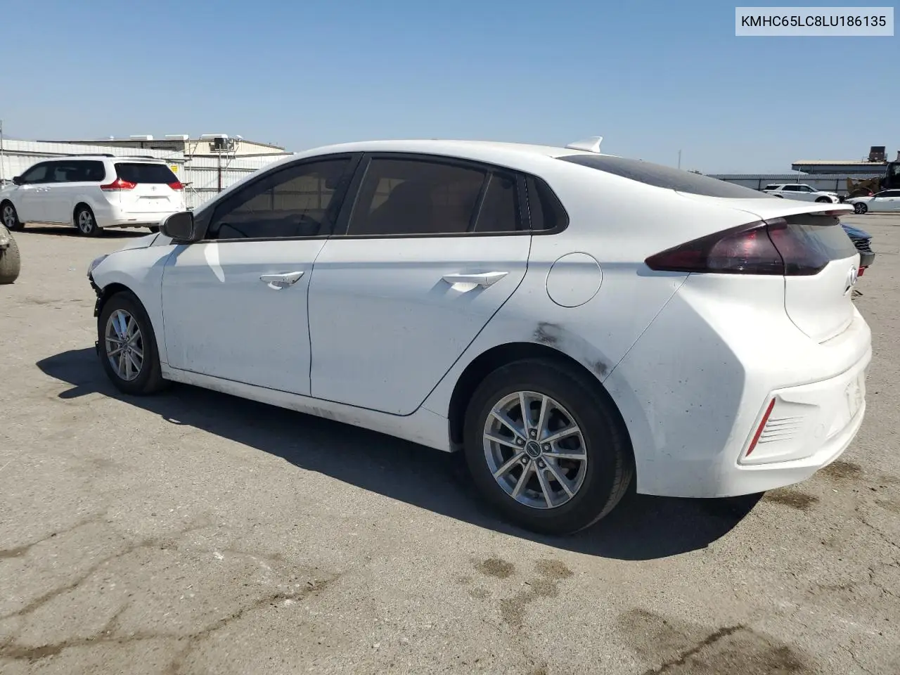 2020 Hyundai Ioniq Blue VIN: KMHC65LC8LU186135 Lot: 62387315
