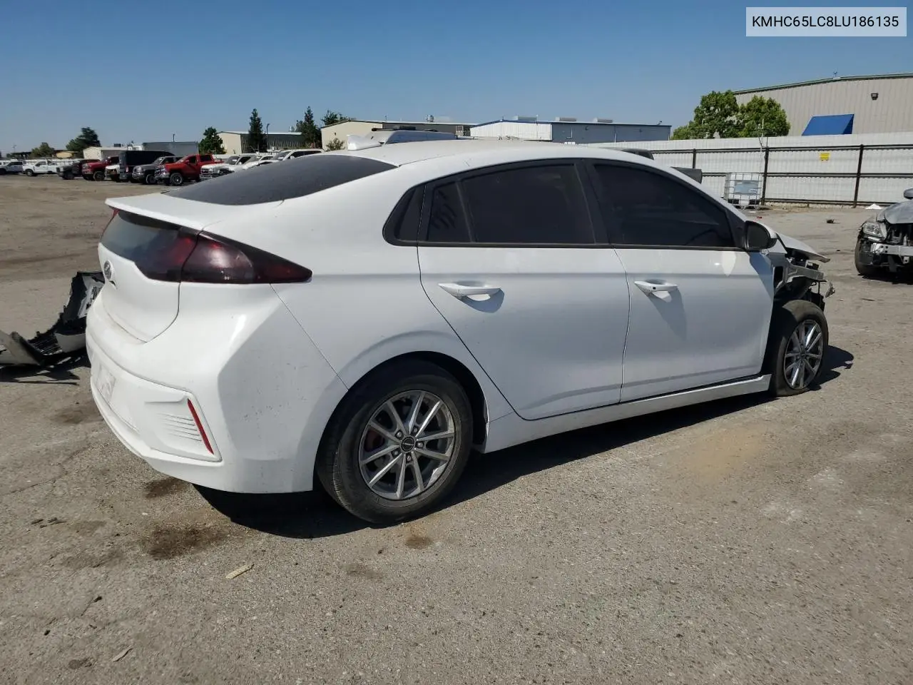 2020 Hyundai Ioniq Blue VIN: KMHC65LC8LU186135 Lot: 62387315