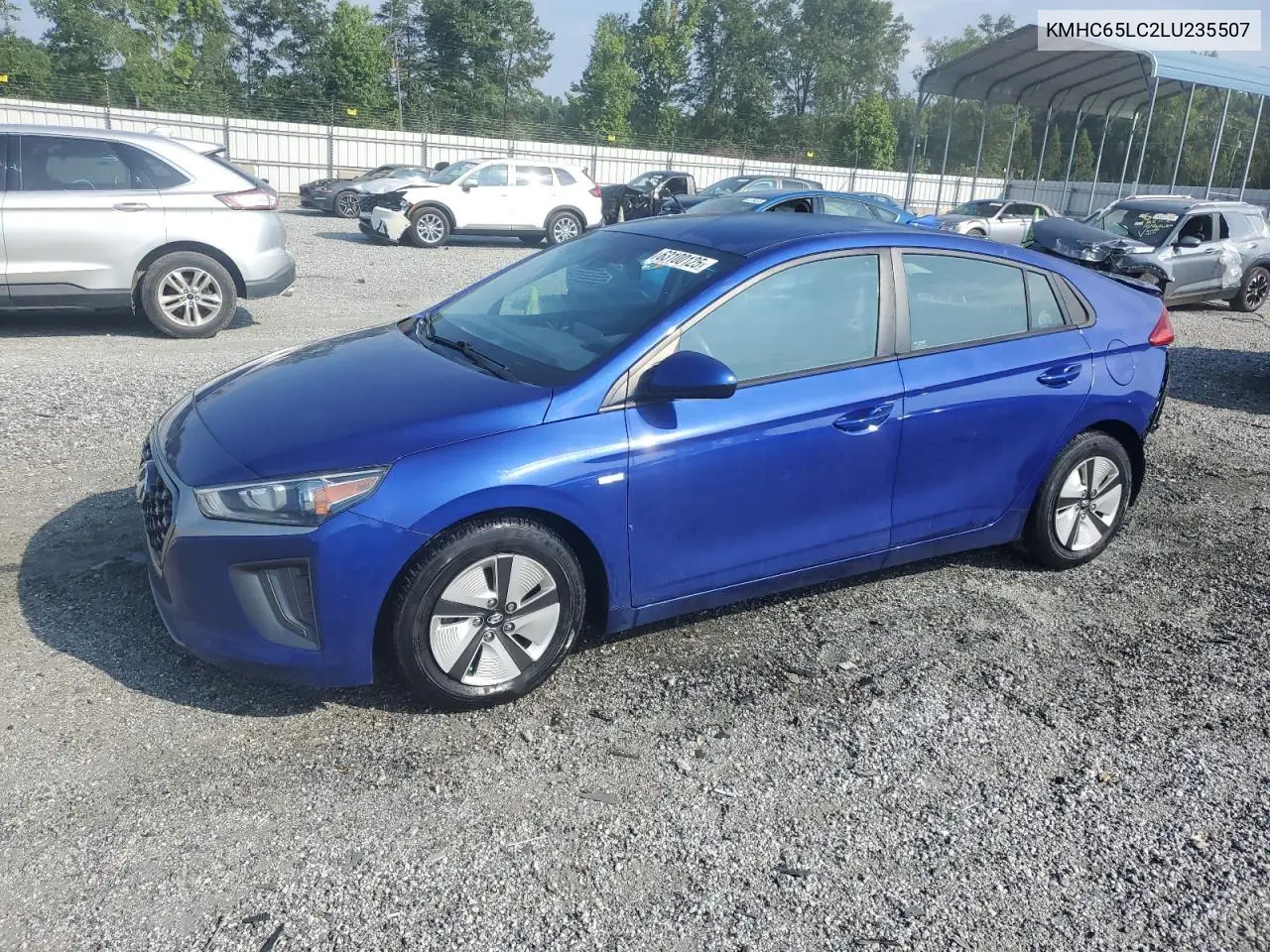 2020 Hyundai Ioniq Blue VIN: KMHC65LC2LU235507 Lot: 63100125