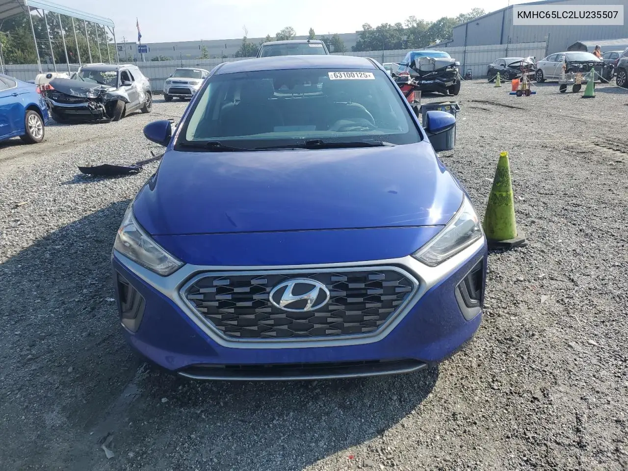 2020 Hyundai Ioniq Blue VIN: KMHC65LC2LU235507 Lot: 63100125