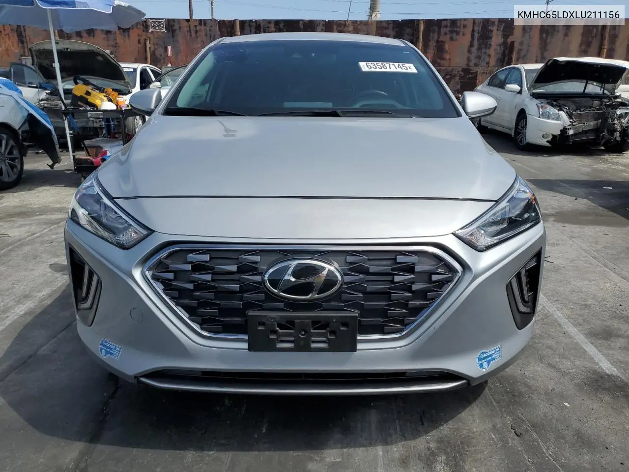 2020 Hyundai Ioniq Se VIN: KMHC65LDXLU211156 Lot: 63587145