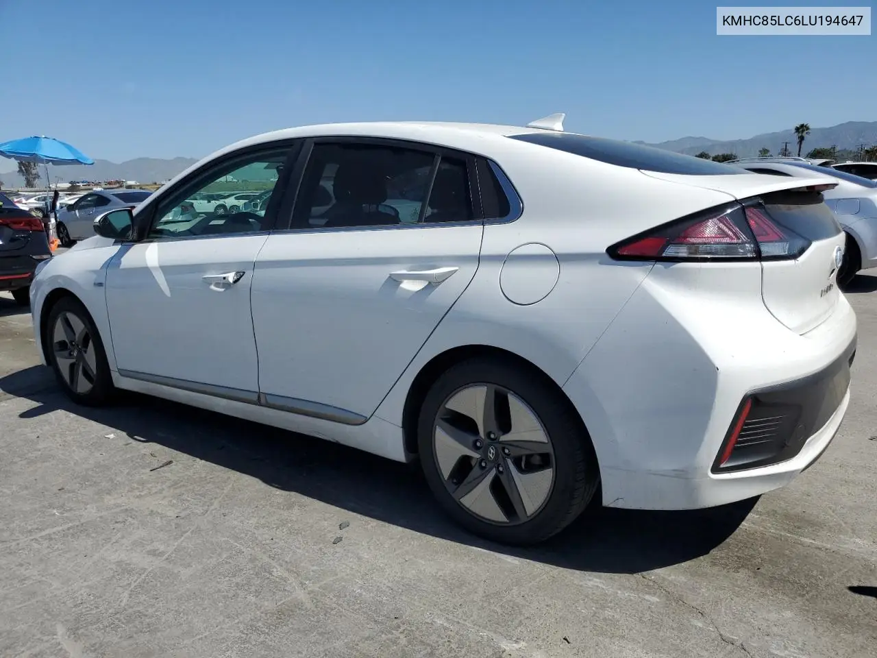 2020 Hyundai Ioniq Sel VIN: KMHC85LC6LU194647 Lot: 87038704