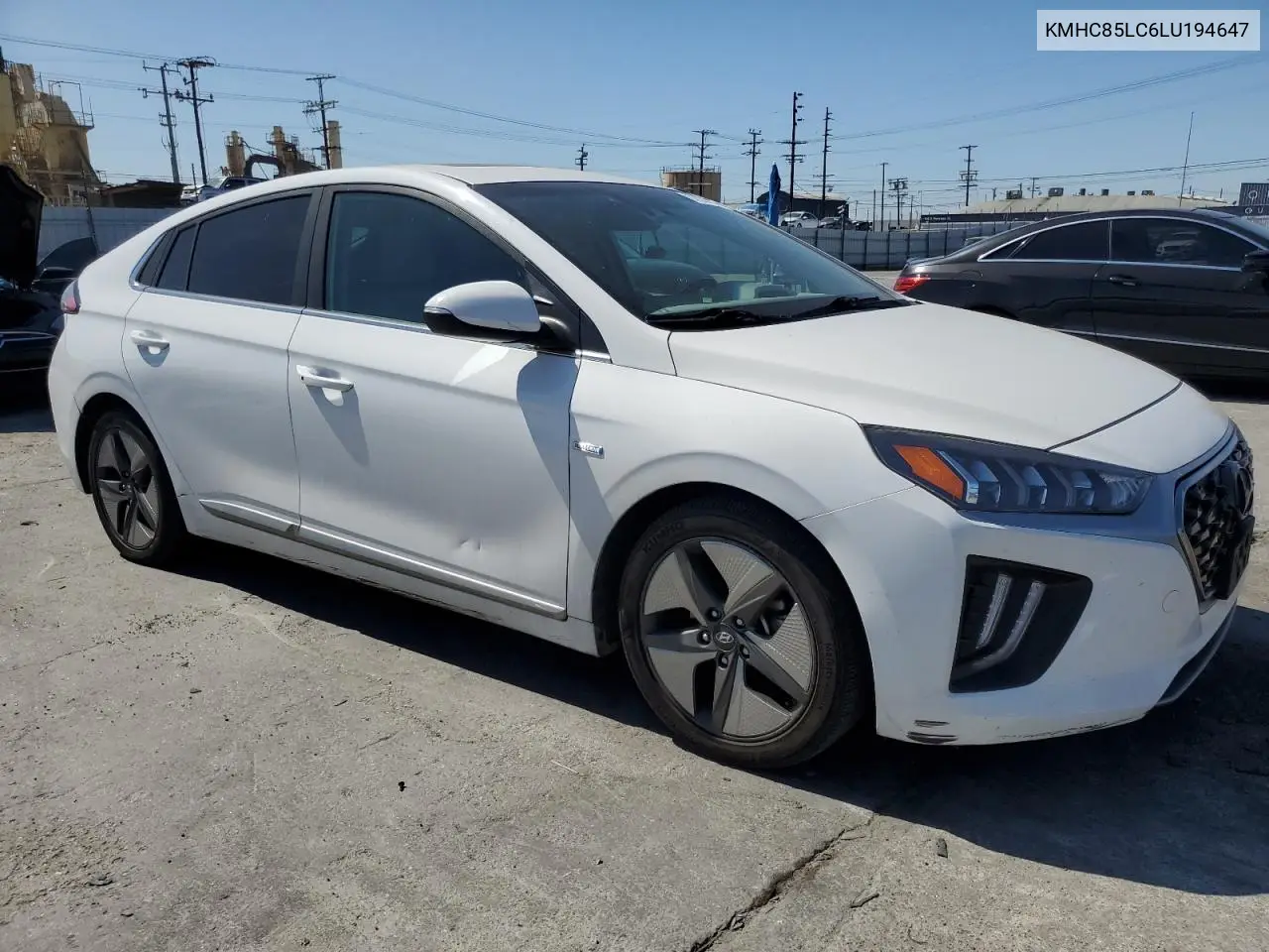 2020 Hyundai Ioniq Sel VIN: KMHC85LC6LU194647 Lot: 87038704