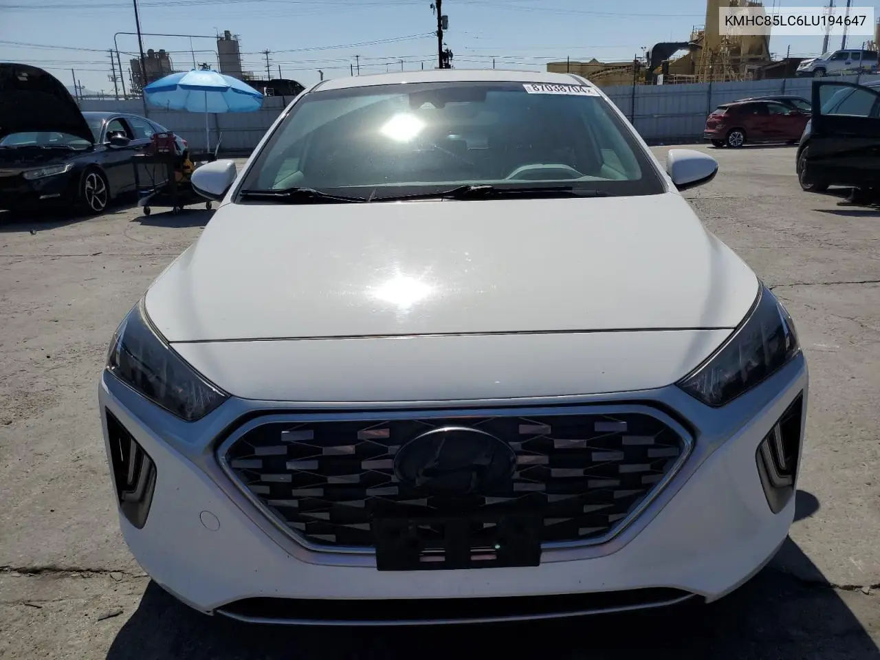 2020 Hyundai Ioniq Sel VIN: KMHC85LC6LU194647 Lot: 87038704