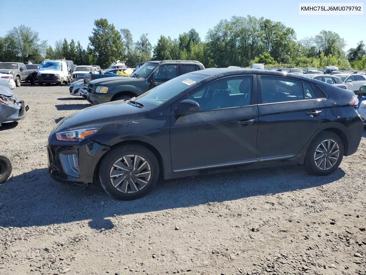 2021 Hyundai Ioniq Se VIN: KMHC75LJ6MU079792 Lot: 63811235