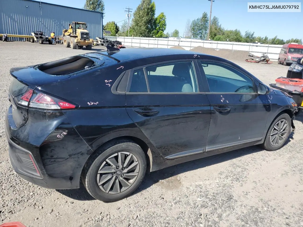 2021 Hyundai Ioniq Se VIN: KMHC75LJ6MU079792 Lot: 63811235