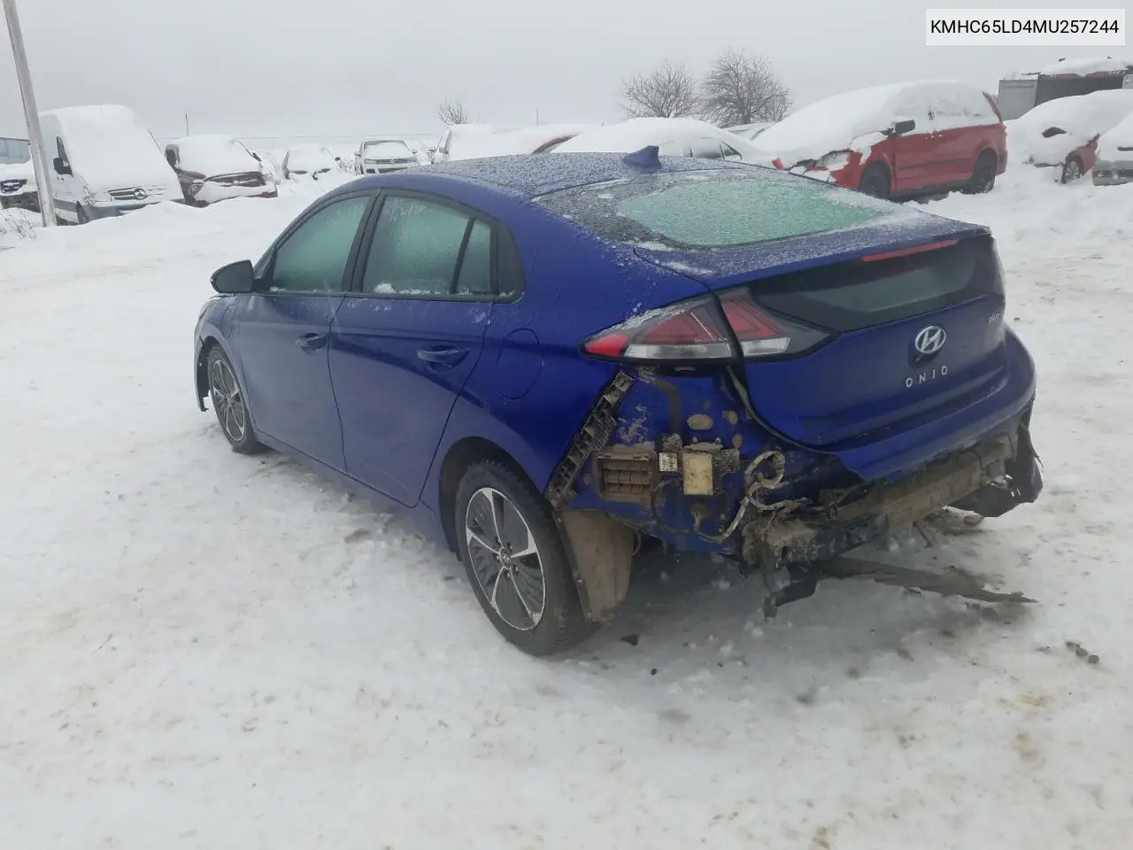 2021 Hyundai Ioniq Se VIN: KMHC65LD4MU257244 Lot: 84324484