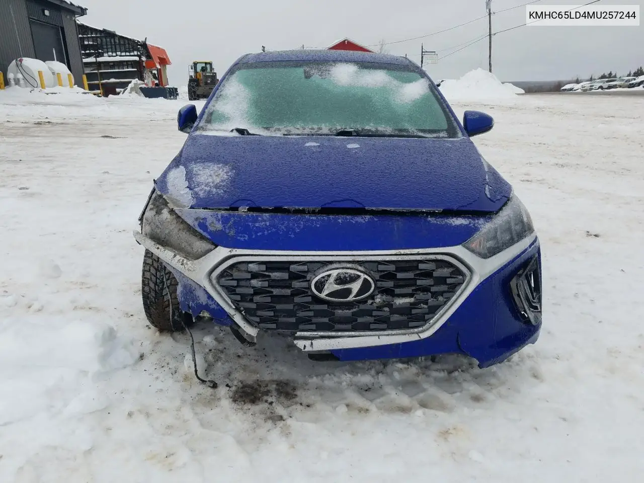2021 Hyundai Ioniq Se VIN: KMHC65LD4MU257244 Lot: 84324484