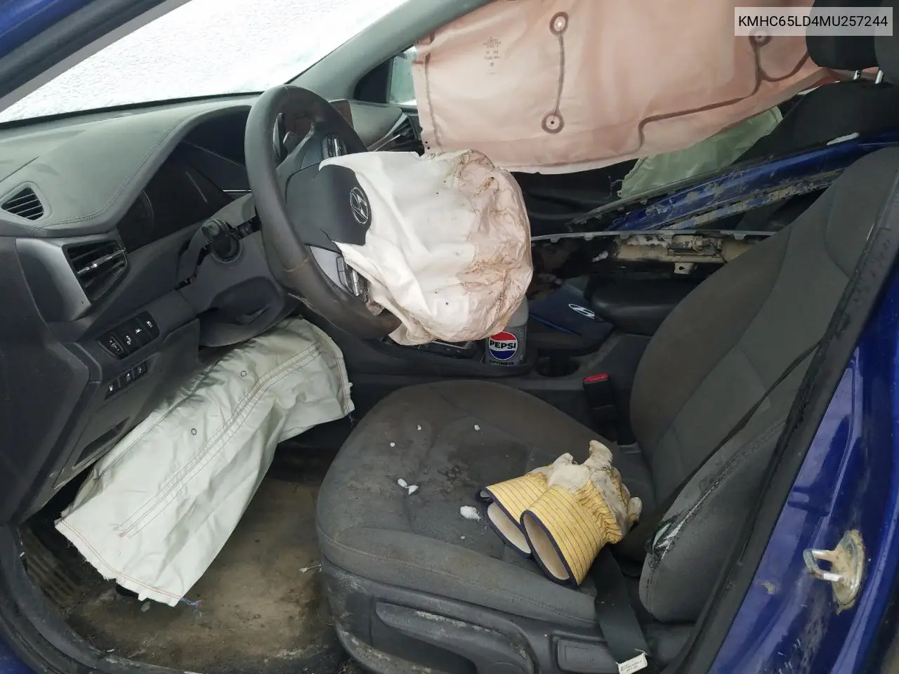 2021 Hyundai Ioniq Se VIN: KMHC65LD4MU257244 Lot: 84324484