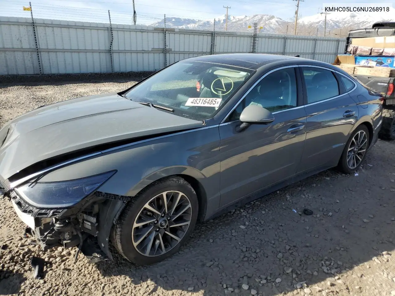2022 Hyundai Ioniq Limited VIN: KMHC05LC6NU268918 Lot: 48316485