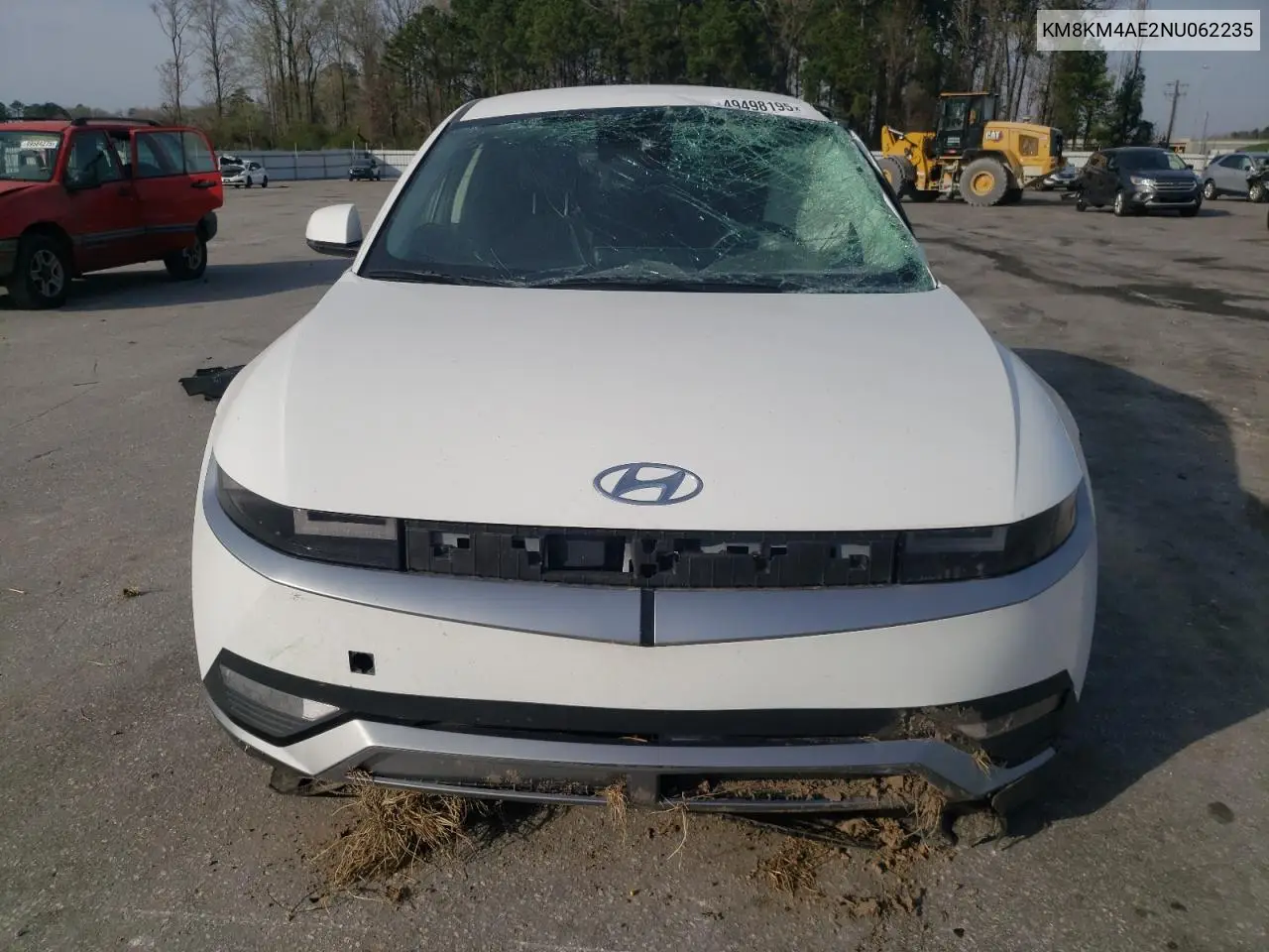 2022 Hyundai Ioniq 5 Se VIN: KM8KM4AE2NU062235 Lot: 49498195