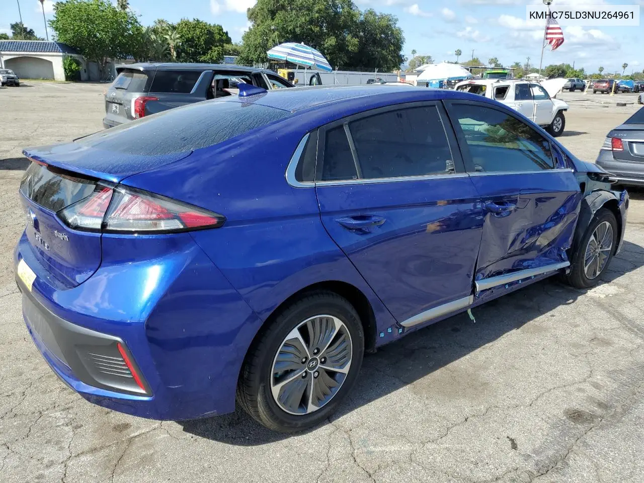 2022 Hyundai Ioniq Sel VIN: KMHC75LD3NU264961 Lot: 56513055