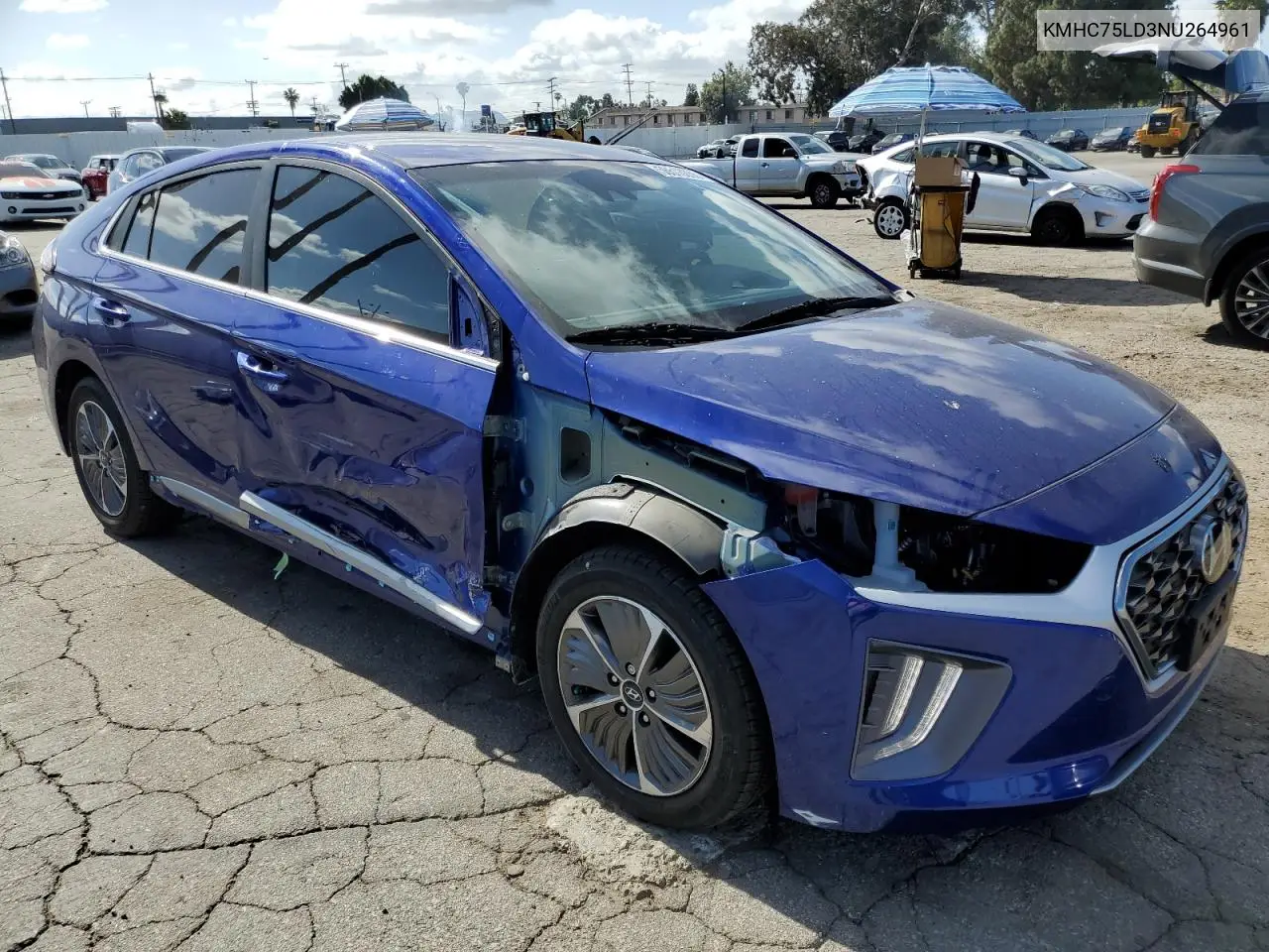 2022 Hyundai Ioniq Sel VIN: KMHC75LD3NU264961 Lot: 56513055