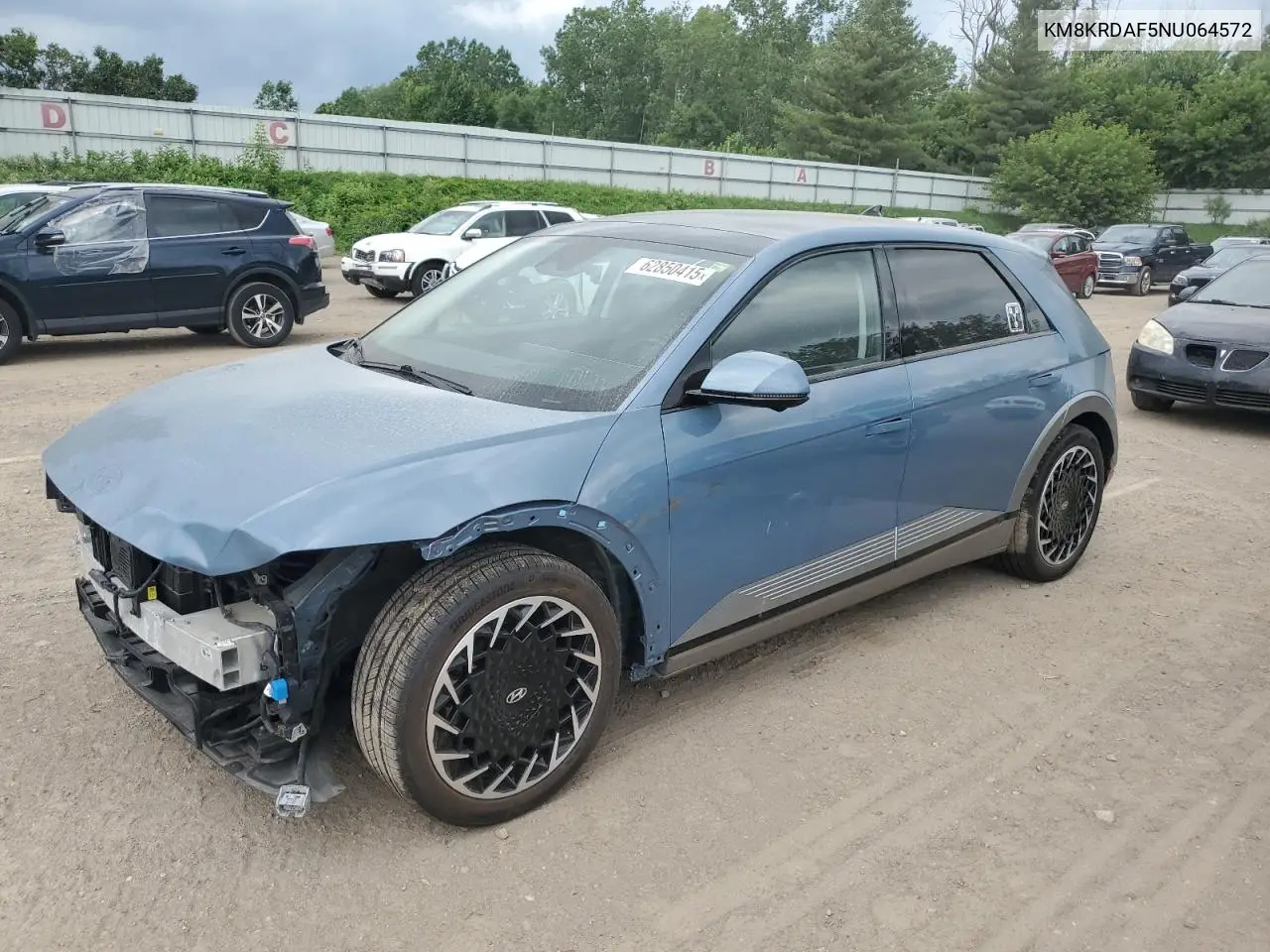 2022 Hyundai Ioniq 5 Limited VIN: KM8KRDAF5NU064572 Lot: 62850415