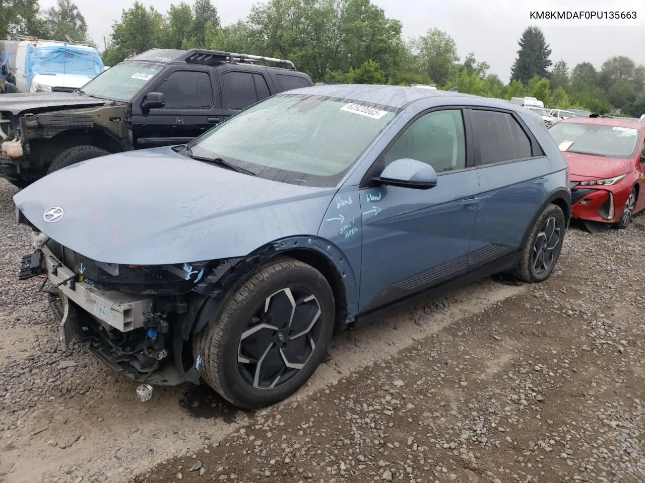 2023 Hyundai Ioniq 5 Se VIN: KM8KMDAF0PU135663 Lot: 62920665