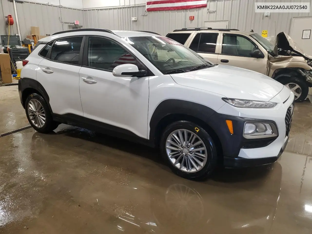 2018 Hyundai Kona Sel VIN: KM8K22AA0JU072540 Lot: 61917475