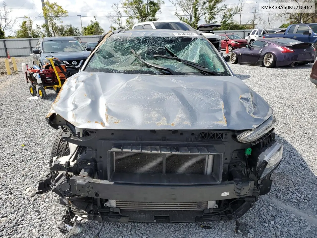 2019 Hyundai Kona Limited VIN: KM8K33A50KU215462 Lot: 50143855